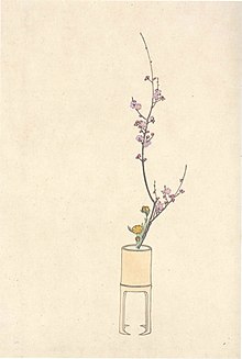 220x327 Ikebana - Japanese Flower Drawing
