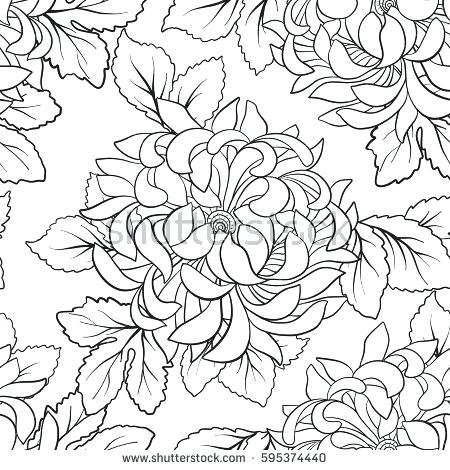 450x470 Japanese Flower Drawing Drawing Easy Flowers Drawings Flash - Japanese Flower Drawing