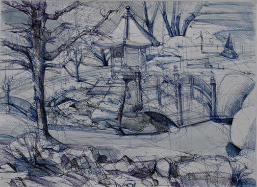 504x366 Japanese Garden Drawings - Japanese Garden Drawing