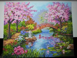 259x194 A Garden Drawings - Japanese Garden Drawing