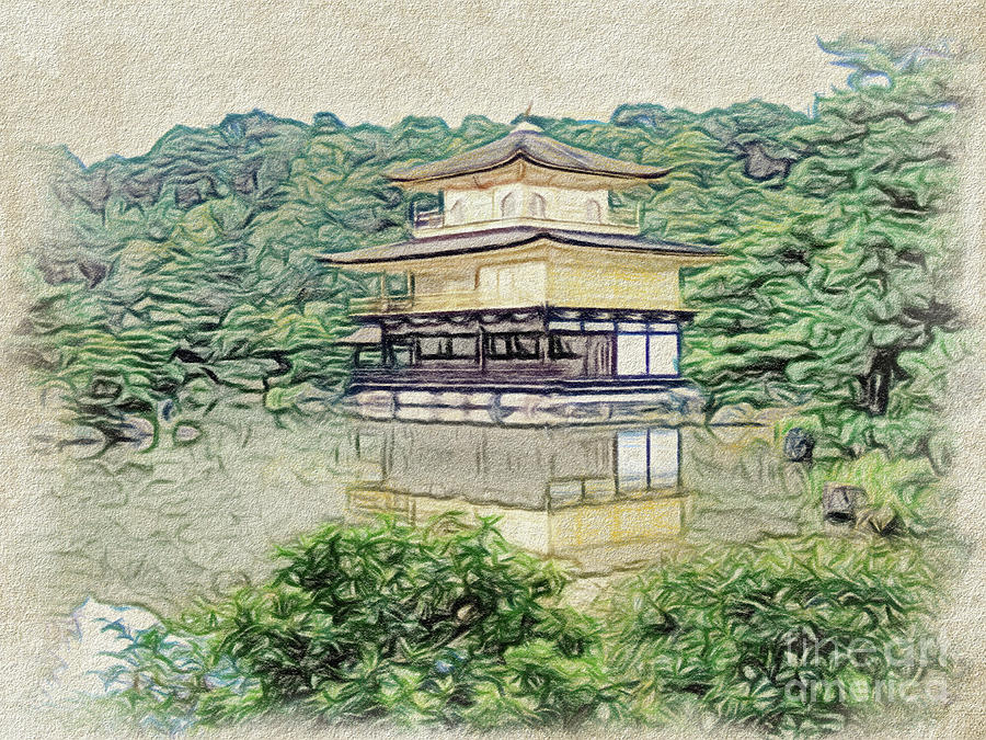 Japanese Garden Drawing at PaintingValley.com | Explore collection of