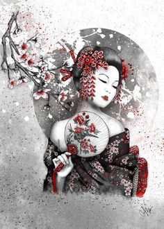 236x330 Best Geisha Drawings Images In Japanese Art, Geishas - Japanese Geisha Drawing