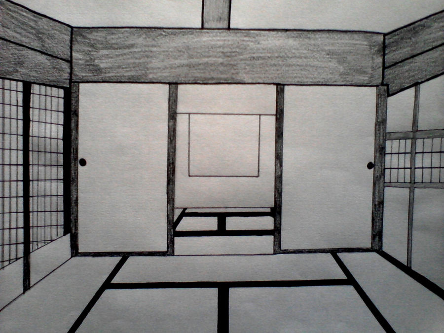 900x675 Japanese House Drawing - Japanese House Drawing