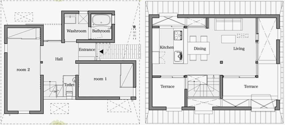 927x408 traditional japanese house floor plans awesome japanese house - Japanese House Drawing