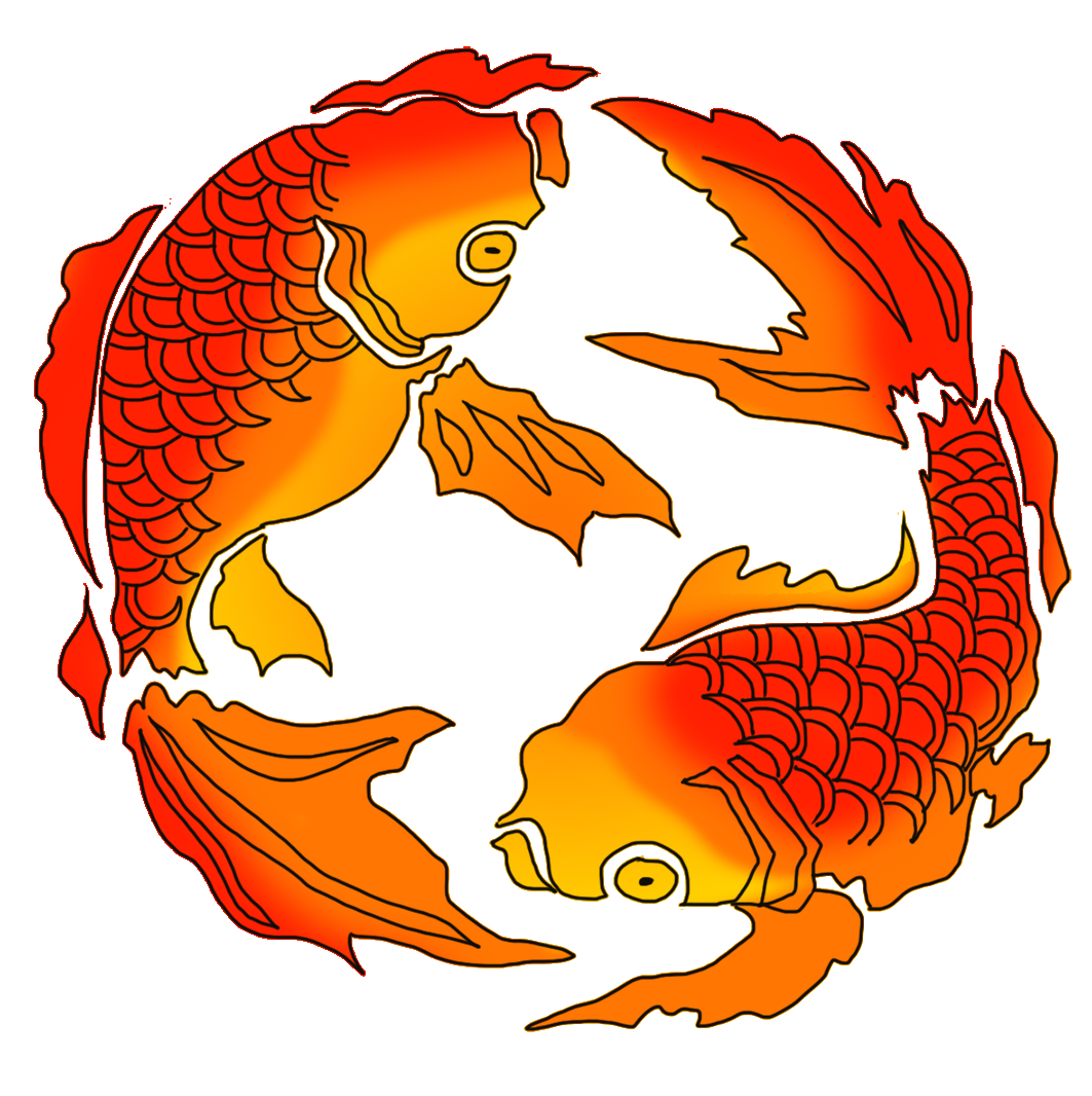 1063x1066 Colorful Koi Fish Drawings - Japanese Koi Fish Drawing