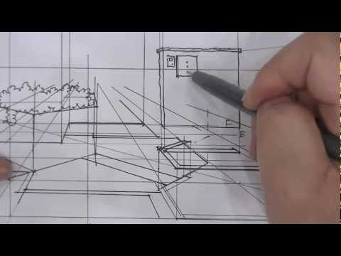 480x360 How To Draw Japanese Landscape - Japanese Landscape Drawing