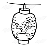 160x160 Drawing Japanese Lantern Transparent Png Clipart Free Download - Japanese Lantern Drawing