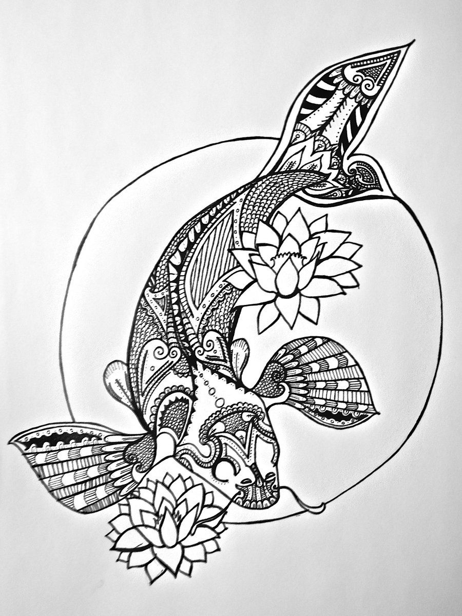 900x1200 Japanese Sunrise Line Art - Japanese Line Drawing