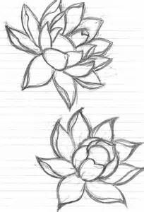 204x300 Japanese Lotus Drawings - Japanese Lotus Flower Drawing