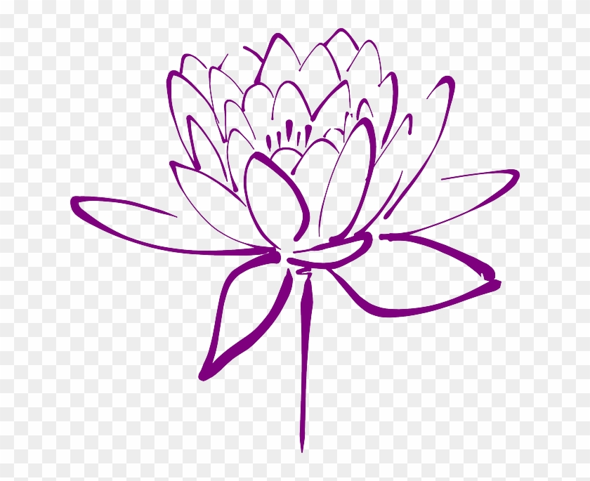 840x685 Lotus - Japanese Lotus Flower Drawing