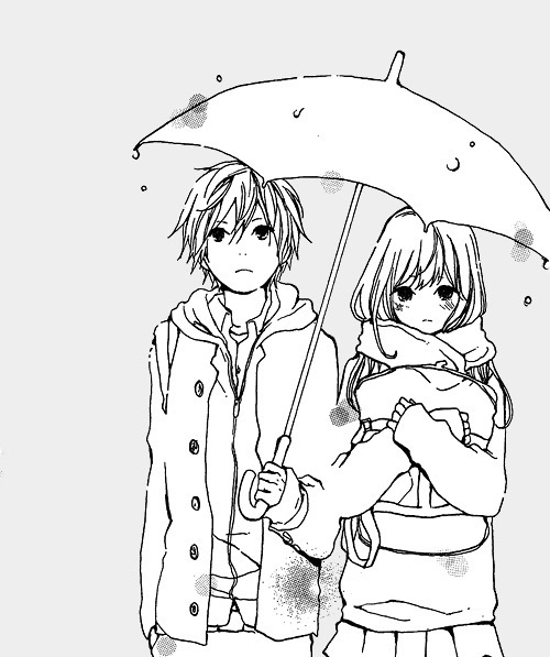 500x597 Anime Boy, Anime Couple, Anime Girl, Cute, Drawing, Japanese - Japanese Manga Drawing