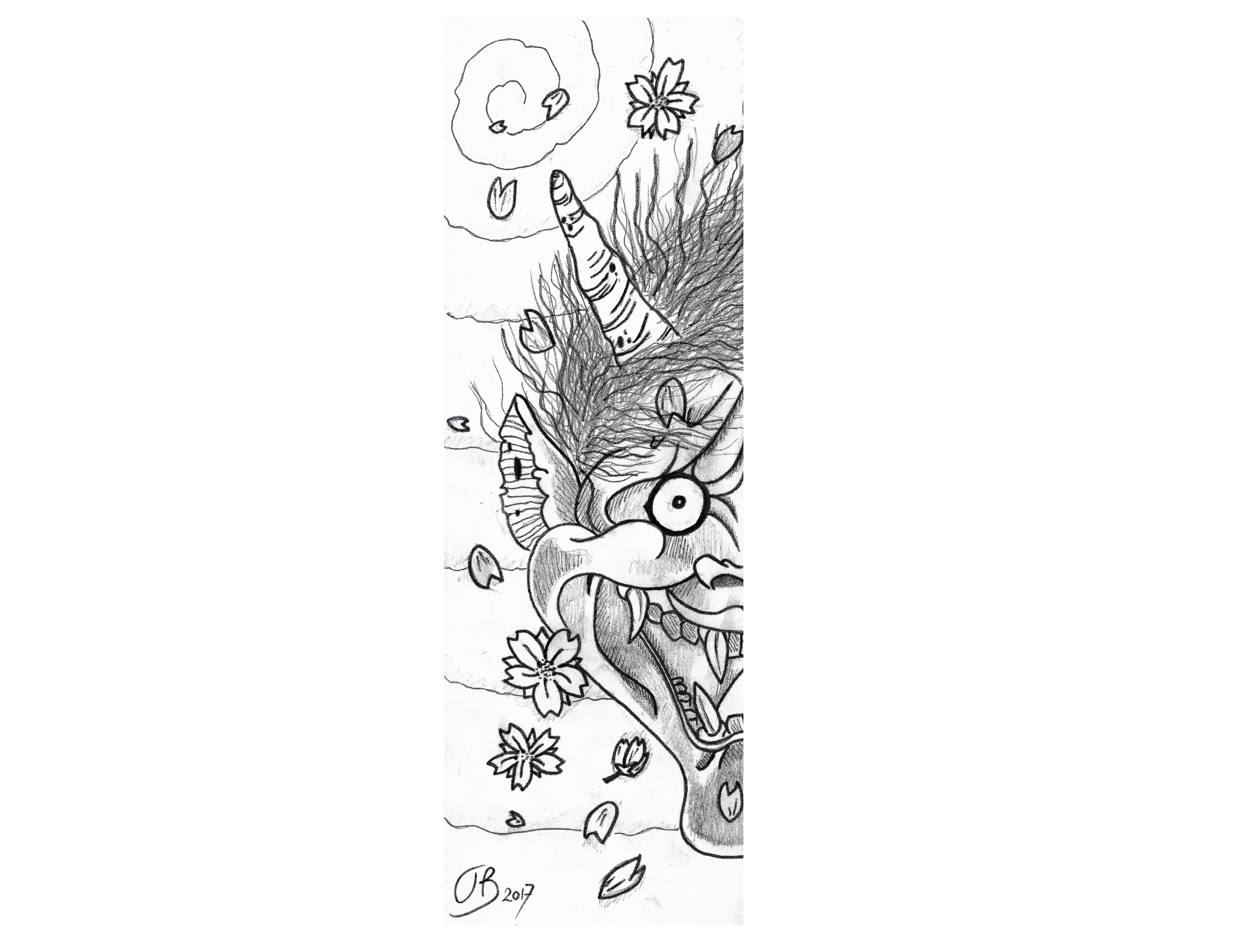 6600x5050 Japanese Mask Drawing Archives - Japanese Mask Drawing