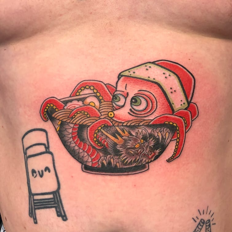 755x755 Tattoodo Tattoo - Japanese Octopus Drawing