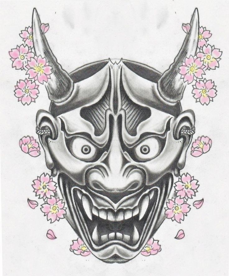 Japanese Oni Mask Drawing at Explore collection of