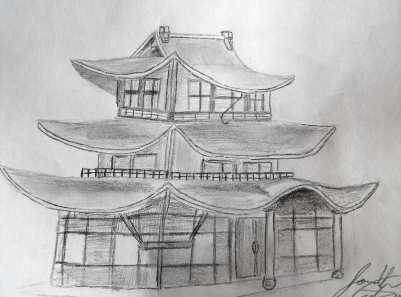 800x593 japanese pagoda drawings best cars - Japanese Pagoda Drawing