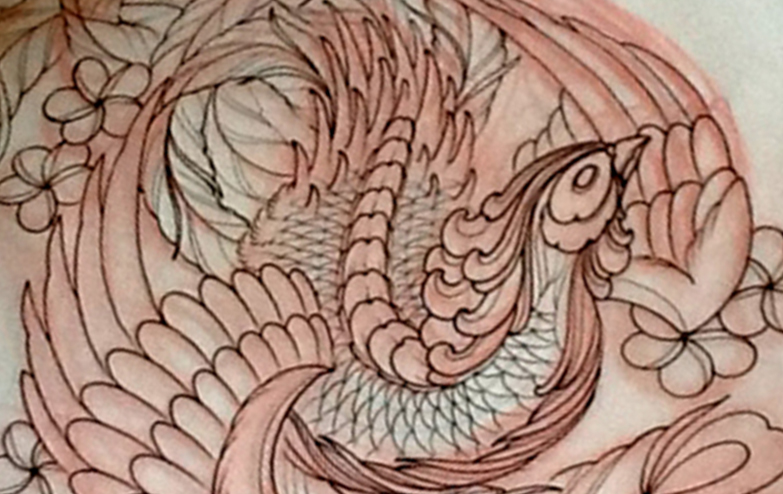 783x494 Japanese Phoenix Drawing At Com Free For Personal Us On Japanese - Japanese Phoenix Drawing