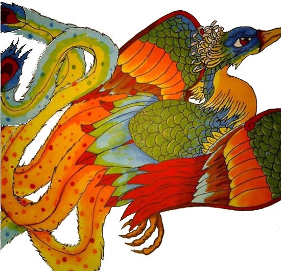 550x530 Japanese Phoenix Traditional Tattoo Art Posters - Japanese Phoenix Drawing