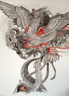 236x328 Unique Japanese Phoenix Tattoos - Japanese Phoenix Drawing