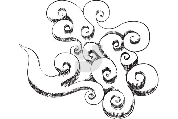 592x396 smoke drawings - Japanese Smoke Drawing