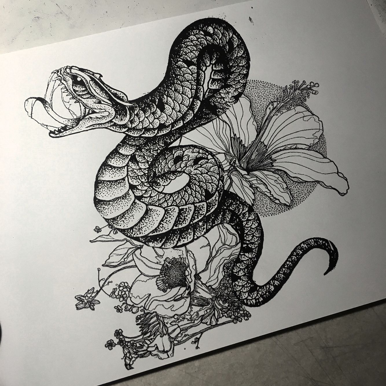 1334x1334 Snake Drawing Tattoo's Tatuajes Muslo, Tatuaje De Serpiente - Japanese Snake Drawing