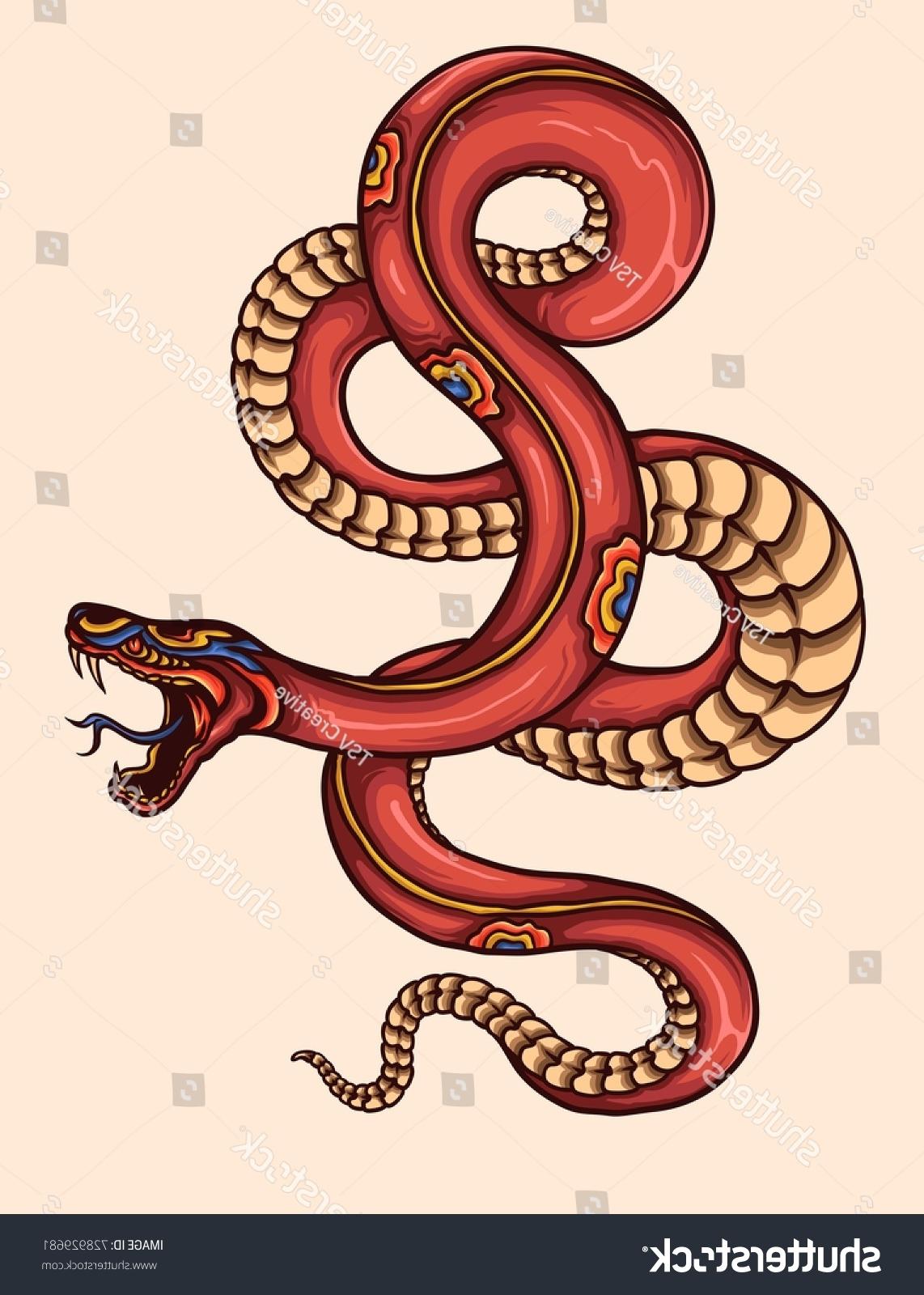 1142x1600 Top Stock Vector Illustration Of Japanese Snake Tattoo Style - Japanese Snake Drawing