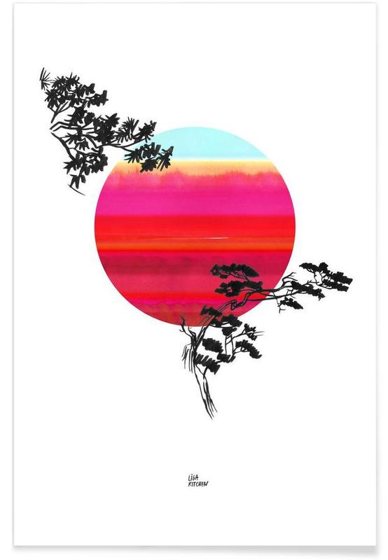 554x800 Japanese Sun As Poster - Japanese Sun Drawing