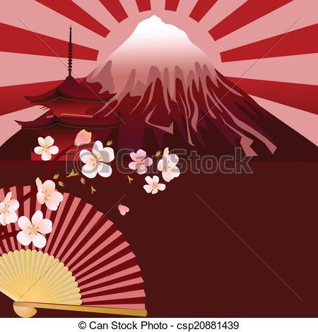 Japanese Sun Drawing at PaintingValley.com | Explore collection of ...