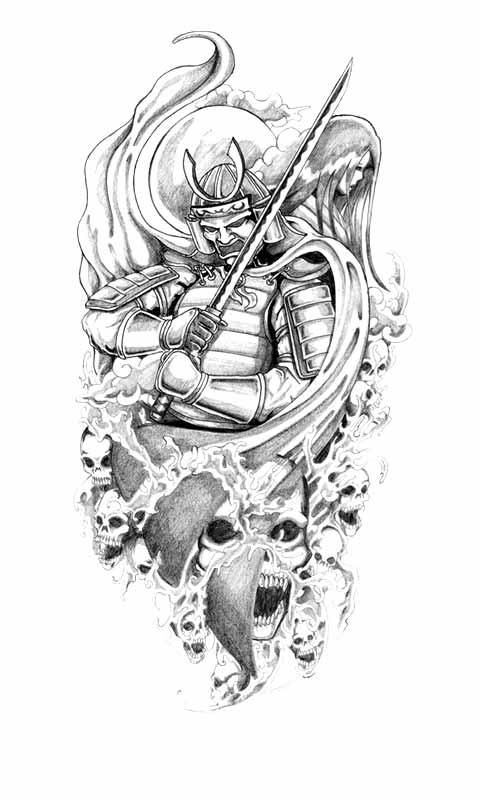 480x800 Japanese Tattoo Sketch Drawing Skill - Japanese Tattoo Drawing