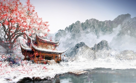 450x276 Japanese Temple - Japanese Temple Drawing