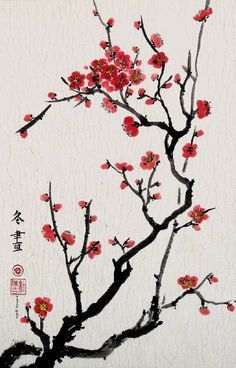 Japanese Tree Drawing at PaintingValley.com | Explore collection of ...