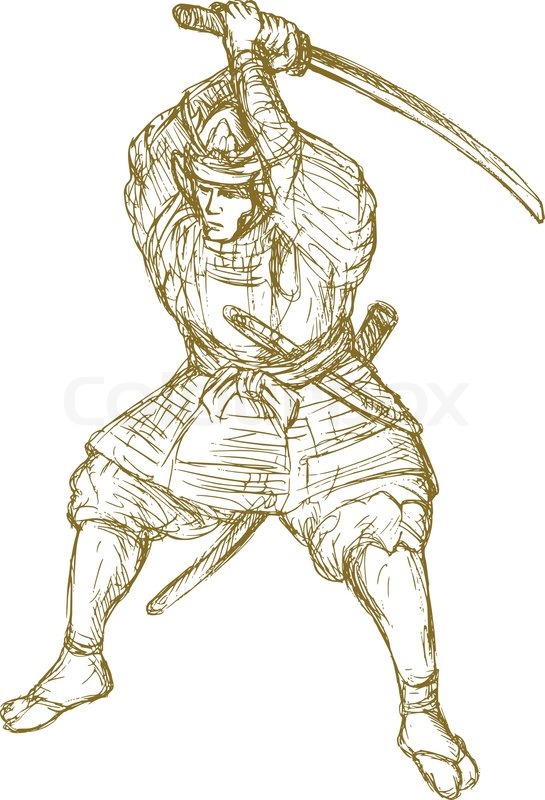 545x800 Huge Collection Of 'japanese Warrior Drawing' Download More Than - Japanese Warrior Drawing
