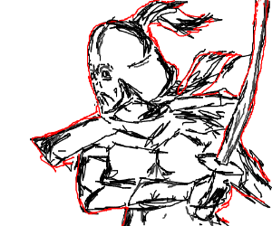 300x250 Darth Vader Female Japanese Warrior Drawing - Japanese Warrior Drawing