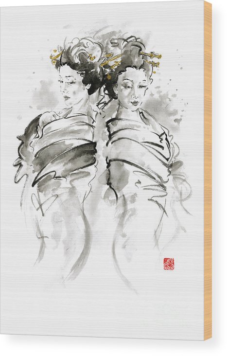 467x732 geisha japanese women woman in kimono traditional original japan - Japanese Woman Drawing