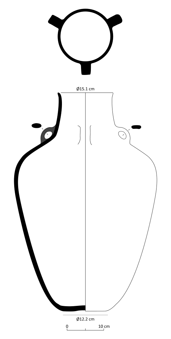 555x1095 Drawing Of Jar Produced - Jar Drawing