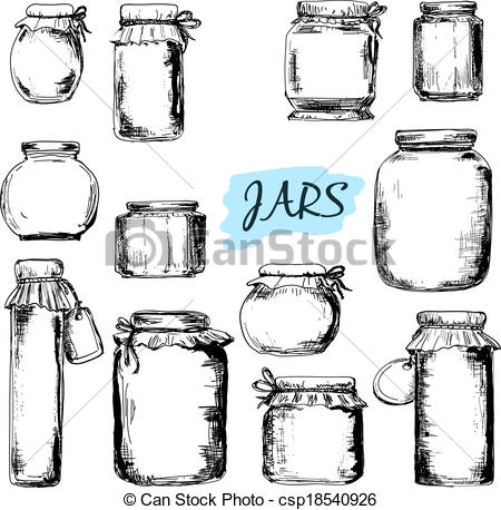 450x458 huge collection of 'jars drawing' download more than images - Jar Drawing
