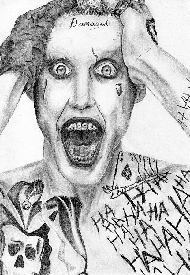 621x900 Jared Leto's Joker Drawing - Jared Leto Joker Drawing