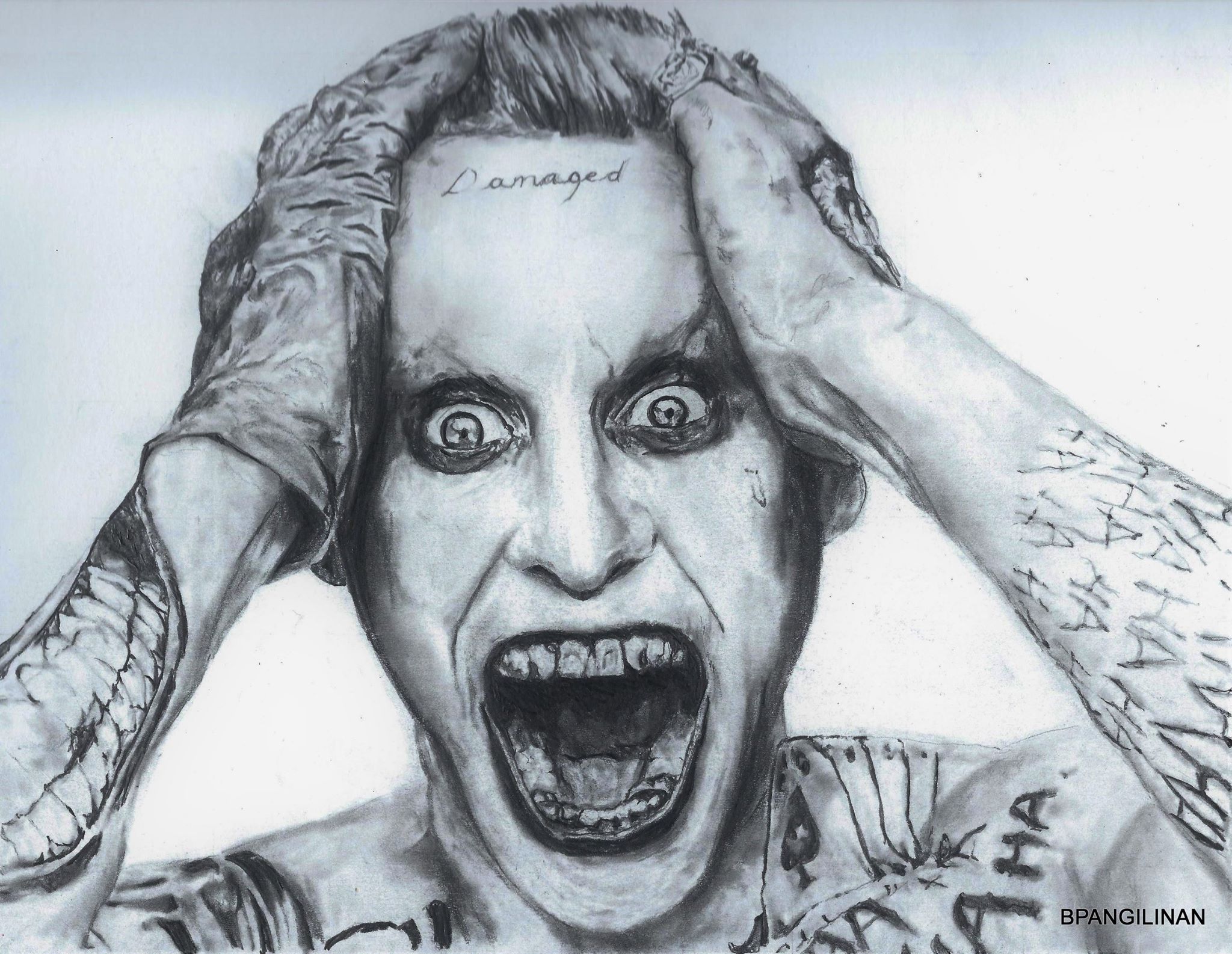 2048x1586 Jared Leto Joker Drawing Pic Drawing Skill - Jared Leto Joker Drawing