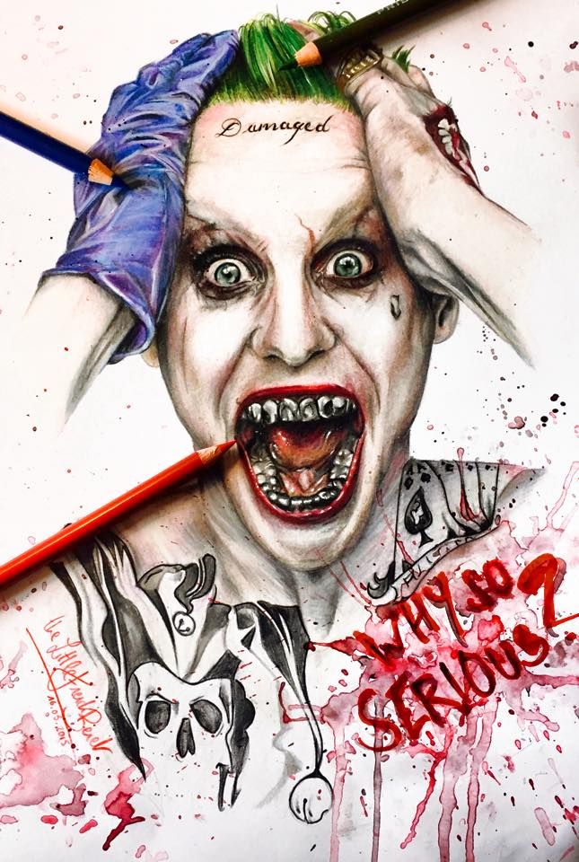 645x960 Jared Leto Joker - Jared Leto Joker Drawing