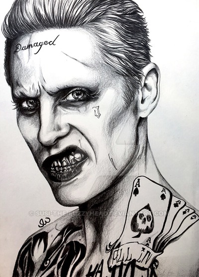 Jared Leto Joker Drawing at PaintingValley.com | Explore collection of ...