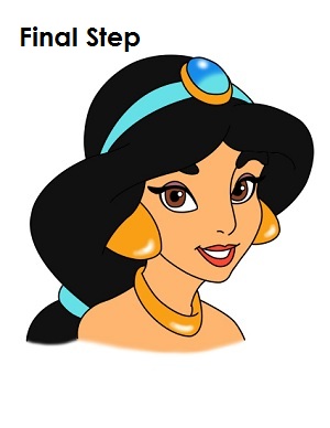 300x388 How To Draw Jasmine - Jasmine Drawing
