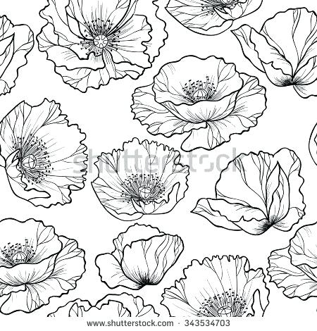 450x470 flower drawing outline jasmine flower outline drawing google - Jasmine Flower Drawing