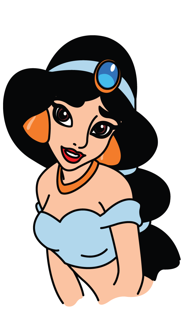 720x1280 Simple Tips For Drawing Disney World Characters Drawingmanuals - Jasmine Princess Drawing