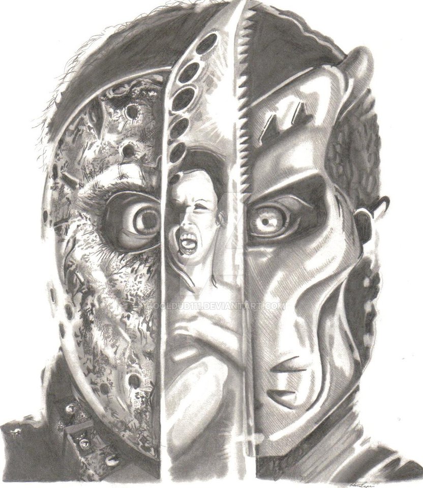 832x960 Jason X Wallpaper Drawing - Jason Drawing