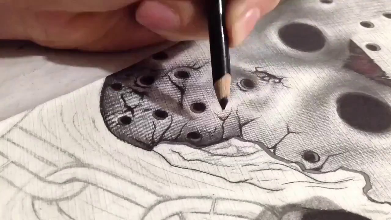 1280x720 Jason Voorhees - Jason Mask Drawing