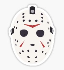 210x230 Jason Mask Drawing Stickers Redbubble - Jason Mask Drawing