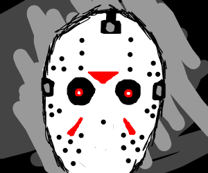 300x250 Jason Mask Drawing - Jason Mask Drawing