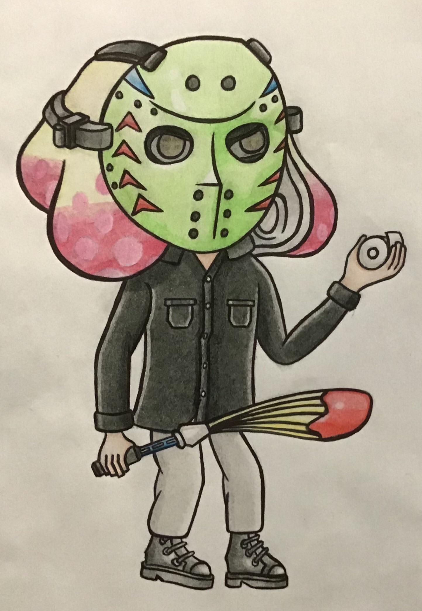 Jason Voorhees Cartoon Drawing at Explore