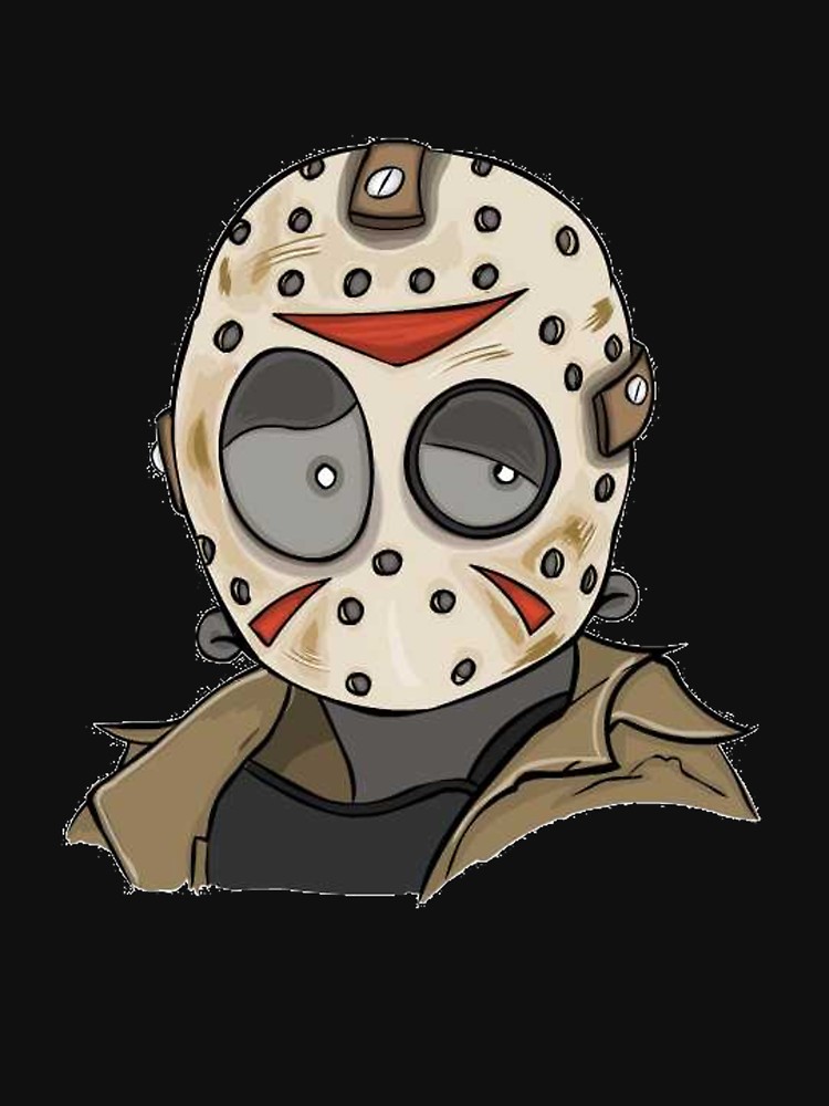 750x1000 jason voorhees cartoon design women's fitted scoop t shirt - Jason Voorhees Cartoon Drawing