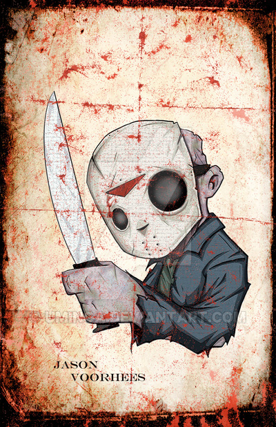 400x618 jason voorhees - Jason Voorhees Cartoon Drawing