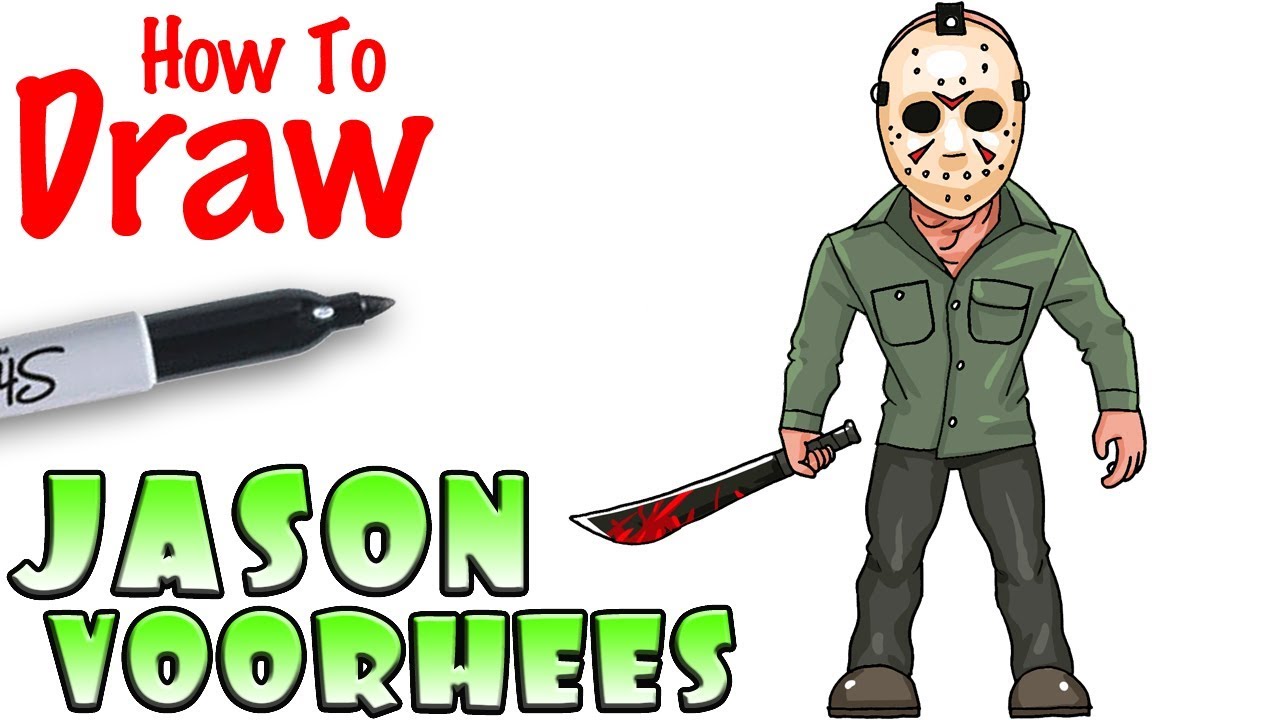 Jason Voorhees Cartoon Drawing At Explore